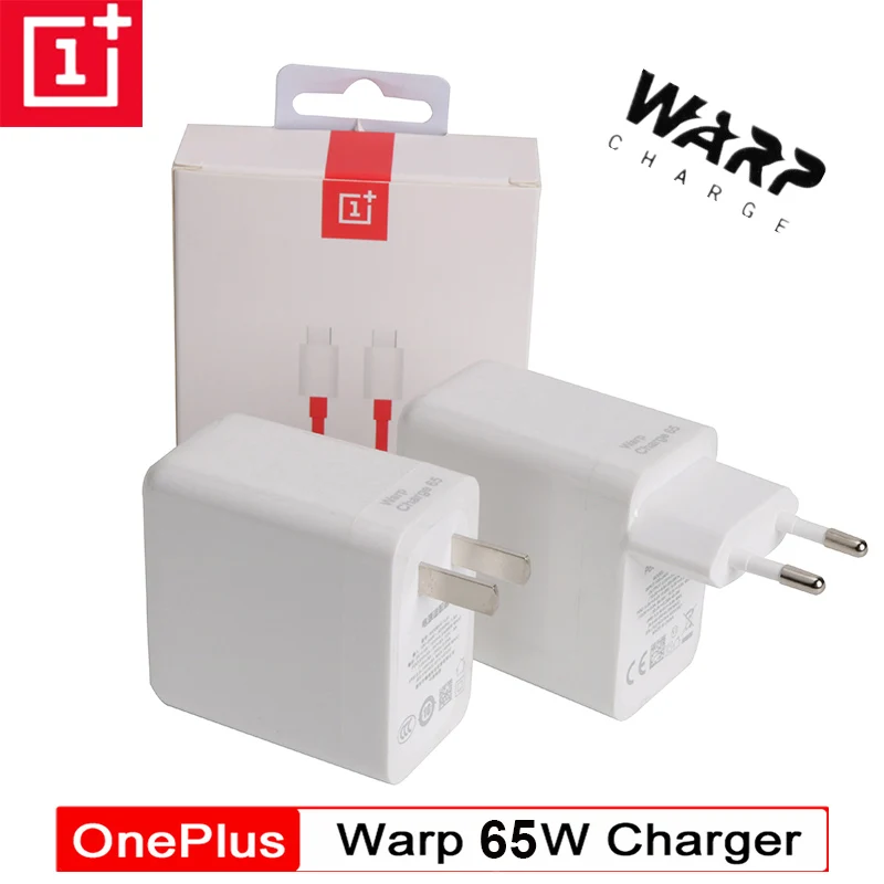 Оригинальный адаптер питания Oneplus Warp Charge 65 Вт быстрое зарядное устройство