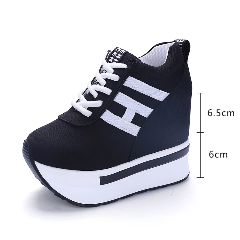 Туфли женские на платформе и высоком каблуке кроссовки с цветочным принтом