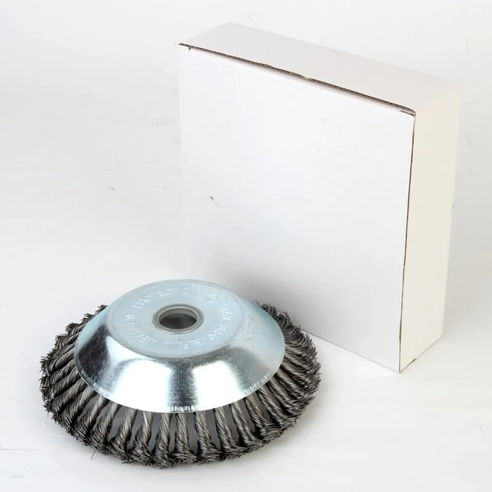 Mower twisting and beating wheel wire weeding disc Rust removal Ground Moss Removal Agriculture Forestry |