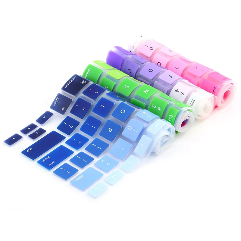 

1pc Rainbow Silicone Keyboard Case Cover Skin Protector for iMac Macbook Pro 13" 15" Cover Protector