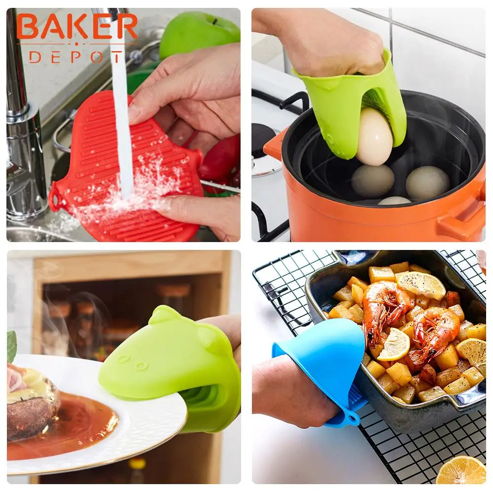 Силиконовый зажим для духовки BAKER DEPOT гриля в форме собаки горячей пластины