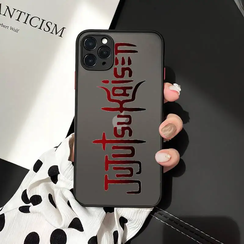

Anieme Jujutsu Kaisen Phone Case Matte Transparent for iPhone 7 8 11 12 s mini pro X XS XR MAX Plus mobile bags