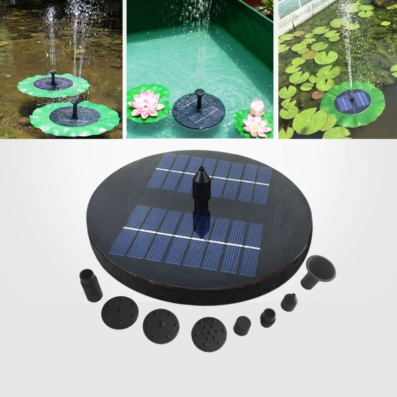 Водяной фонтан на солнечной энергии Бесщеточный насос плавающий для украшения