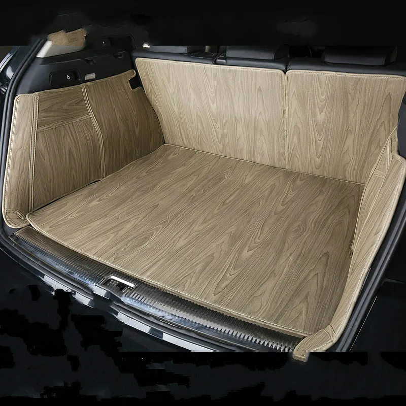 Full Covered Wood Grain Waterproof Boot Carpet Durable Custom Car Trunk Mats for Hyundai Elantra Sonata IX25 IX35 I30 Tucson |