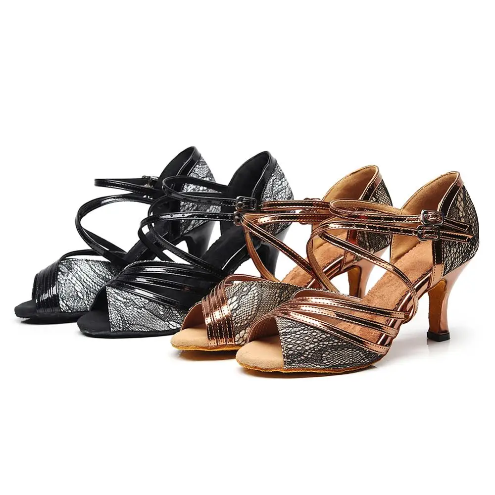 Туфли SWDZM женские для латиноамериканских танцев сандалии с перьевым носком обувь
