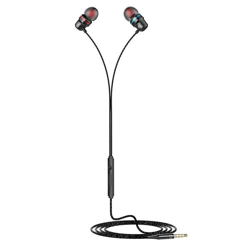 В EarEarbudHeadphonesHeavyBassWiredHeadsetMetalEarbudwithMicphoneStereoSoundEffect|Наушники и гарнитуры| |