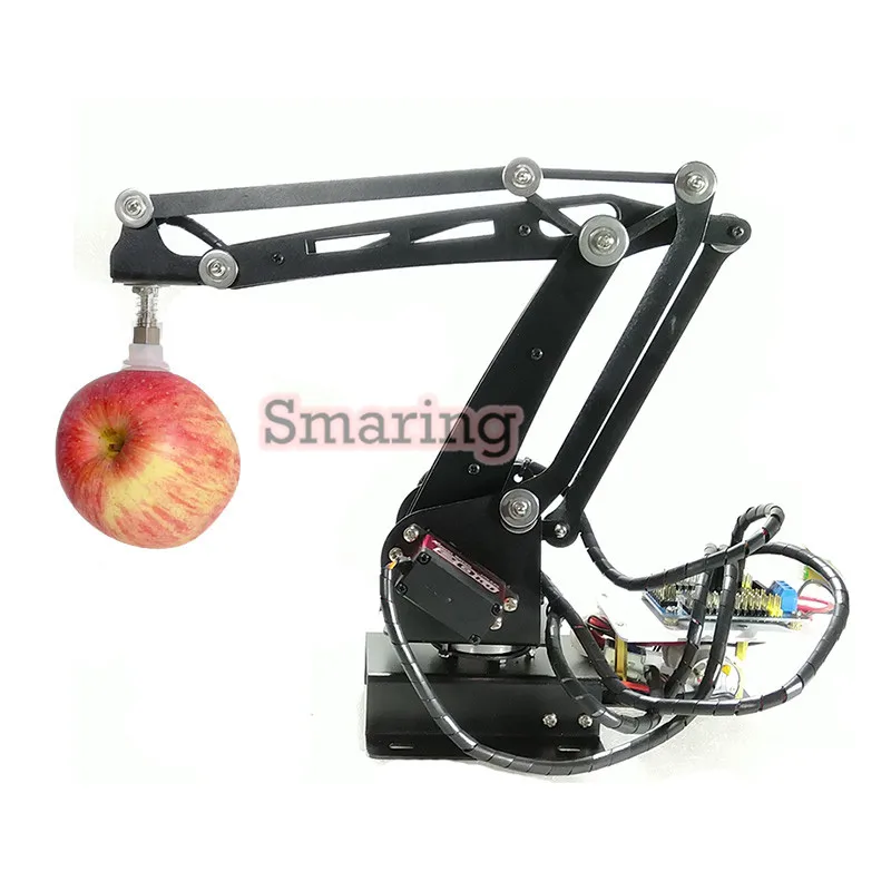 Воздушный насос 3 DOF ручной робот рука из нержавеющей стали с комплектом