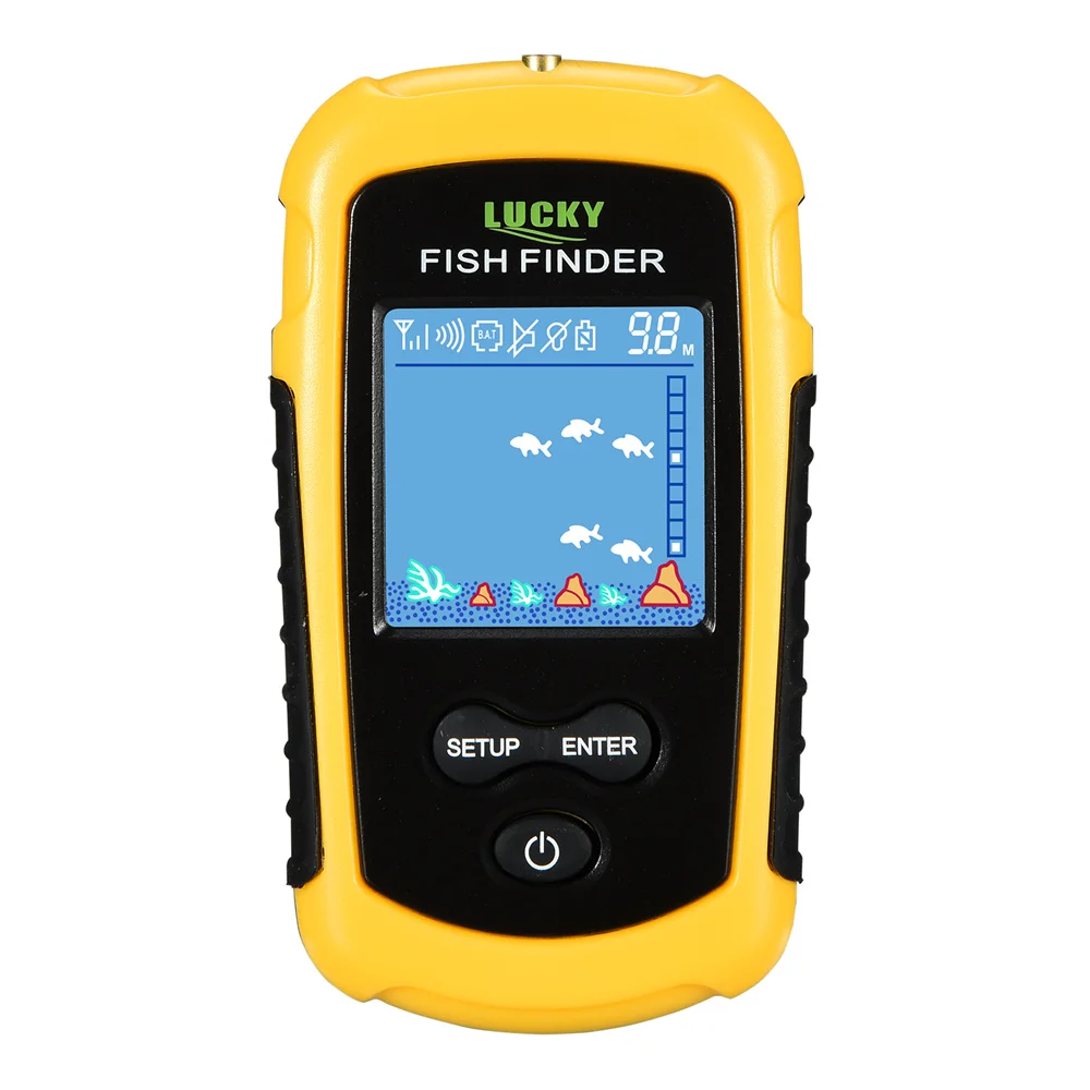 Эхолот рыболокатор LUCKY FFC1108 1 & FFCW1108 высококачественный эхолот проводной