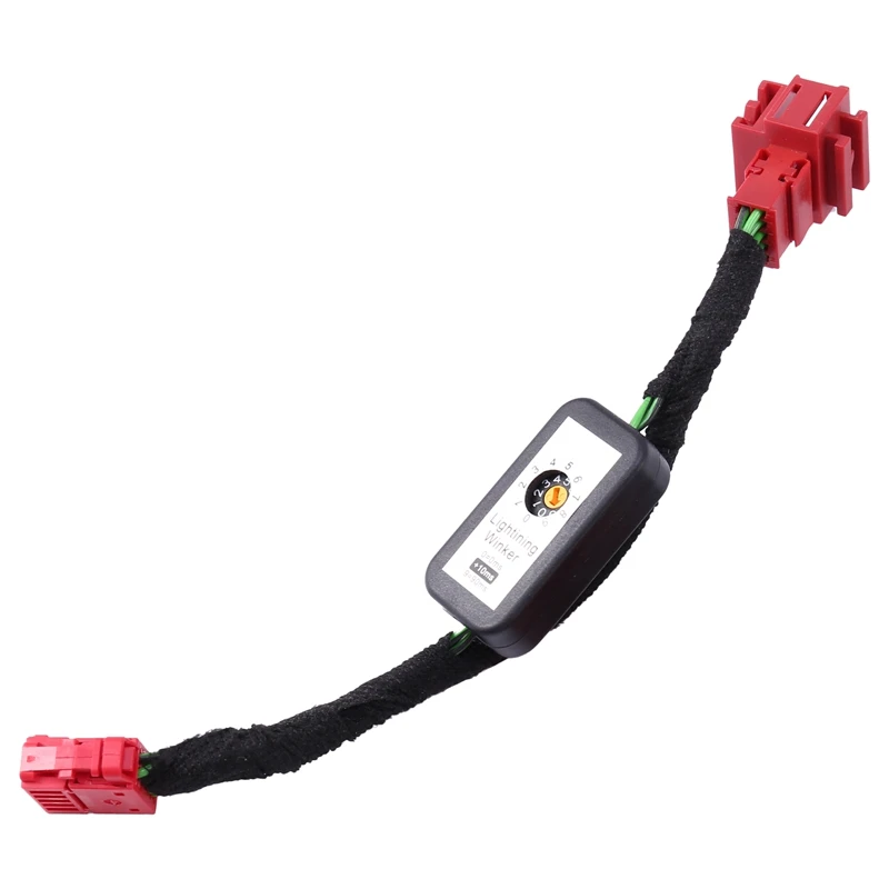

2PCS Dynamic LED Indicator Flasher Adapters Module LED Taillight Add-on Module Cable Wire for- A7 4G 2010 -2019