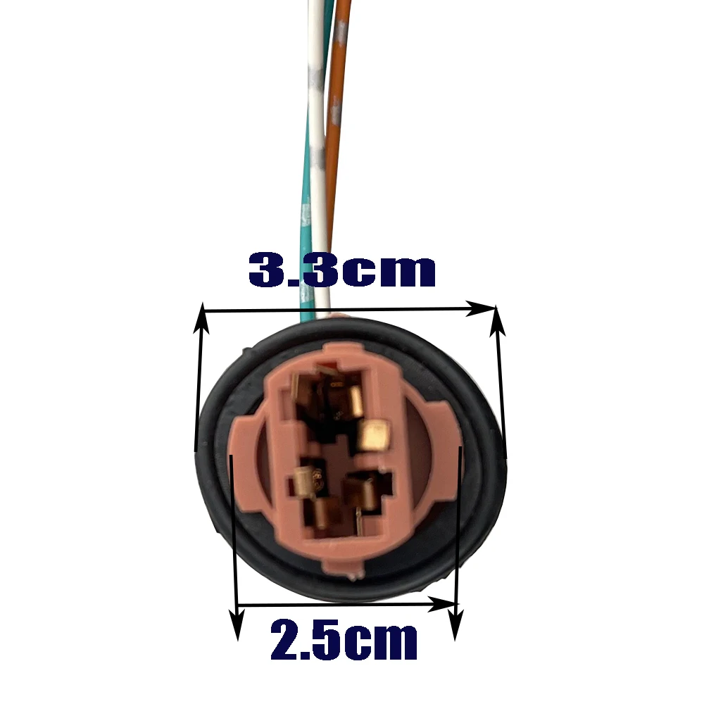 

10Pcs Car Bulb Lamp Holder Socket T20 7443 7440 1891 1881 12065 12066 Pure Copper Wire Single and Double wire