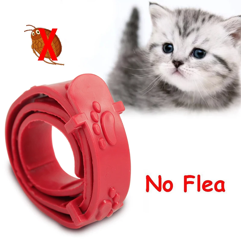

Pet Dog Cat Flea Adjustable Collar Against Anti Tick Flea Mosquitoes Remove Pet Protect Rubber Necklace Flea Killer Pet Supply