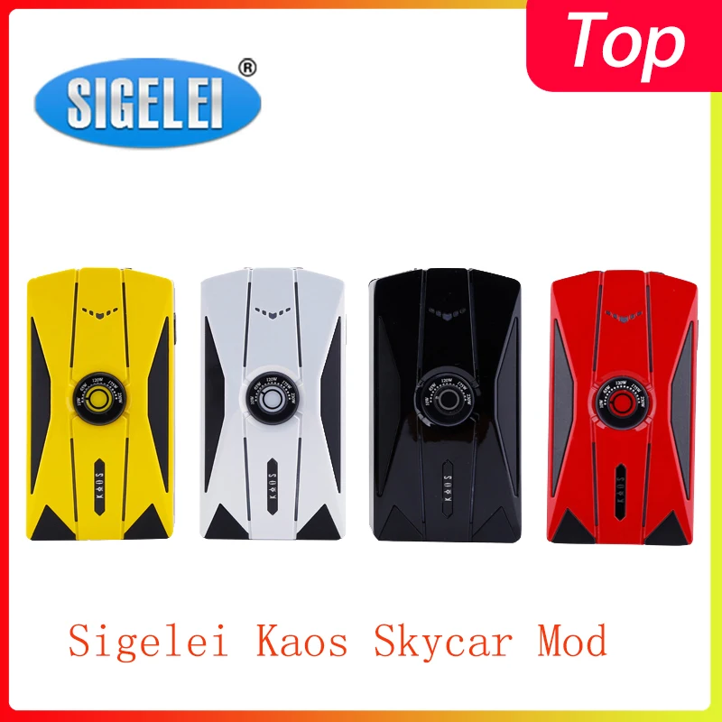 Распродажа! Sigelei Kaos Skycar мод Vape питание от двух аккумуляторов 18650 с макс. 230 Вт