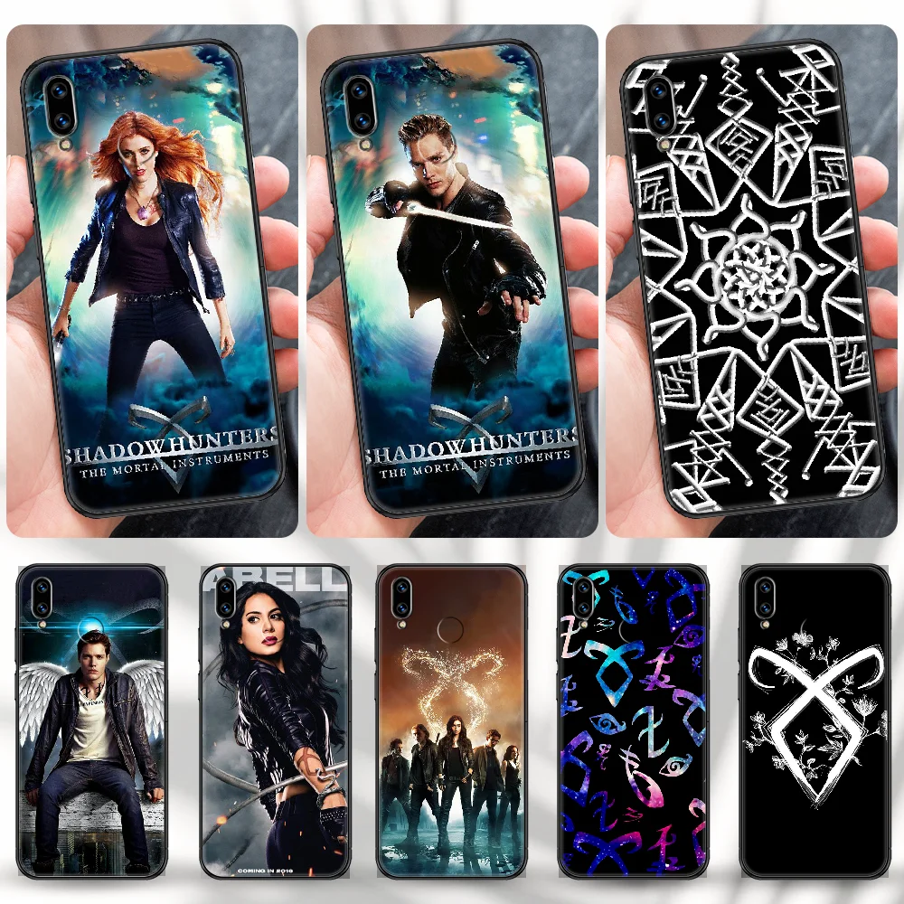 Чехол для телефона Shadowhunters TV Clary Fray Jace Huawei Honor 6A 7A 7C 8A 8X 8 9 9X 10 10i 20 Lite Pro черный