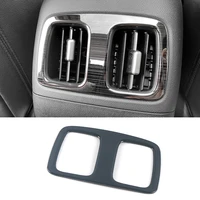 for hyundai tucson nx4 2021 2022 stainless steel car rear storage box air outlet panel cover trim frame interior accessories