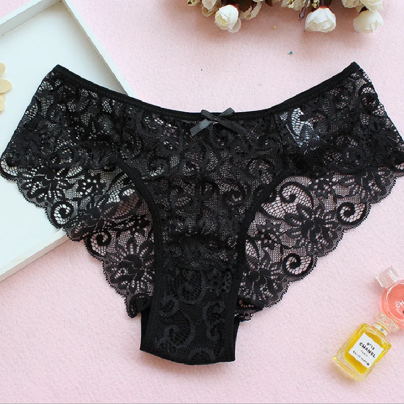 

Large lace panties, sexy transparent traceless panties, European big side panties/suits, sexy lingerie