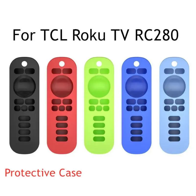 Case Silicone Shockproof Protective Cover For Tcl Roku Tv Rc