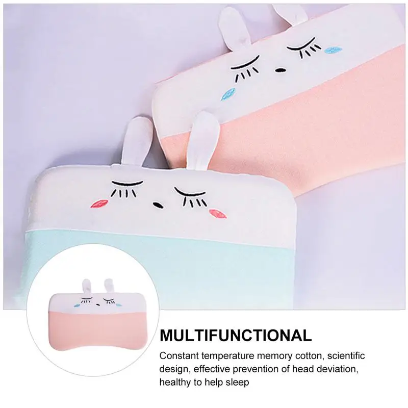 

Adorable Latex Memory Cotton Shaping Baby Sleeping Infant Side Sleep Pillow