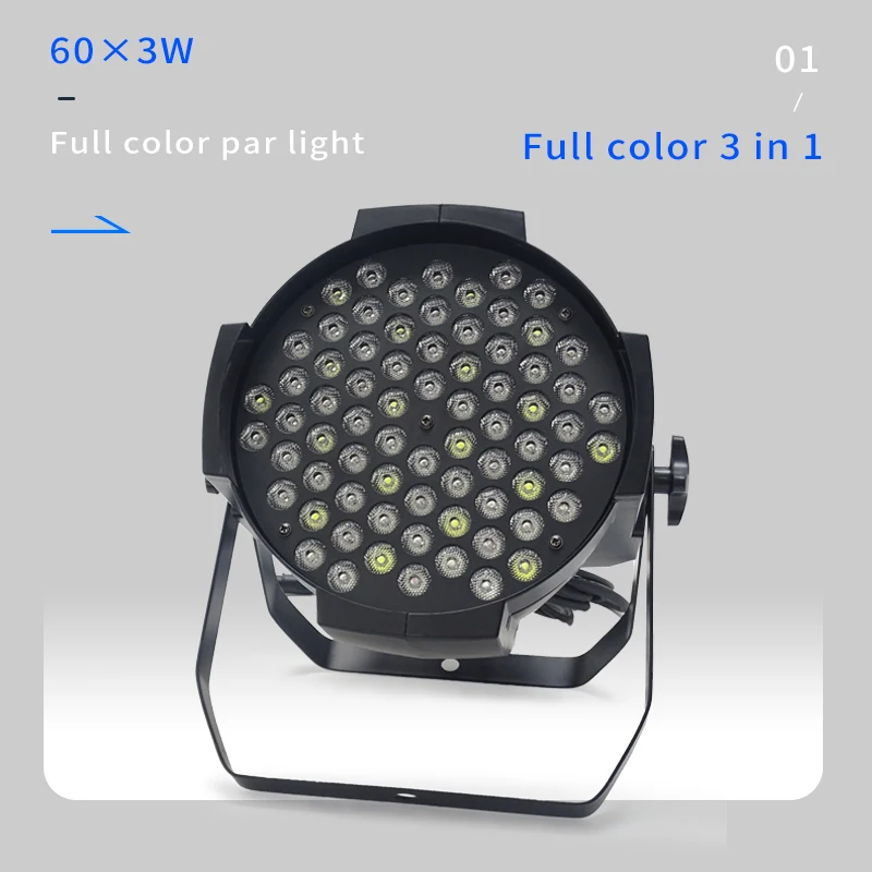 

Светодисветодиодный 60x3 Вт RGBW RGB 3 в 1 4 / 8 3 / 7 DMX Канальные сценические огни коммерческое освещение профессиональное сценическое освещение