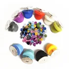 Застежка-бабочка для броши, комплект из 50 компл.лот, застежка-бабочка с 10 мм задними гвоздиками для изготовления ювелирных изделий, резиновая булавка-клатч для брошь-держатель