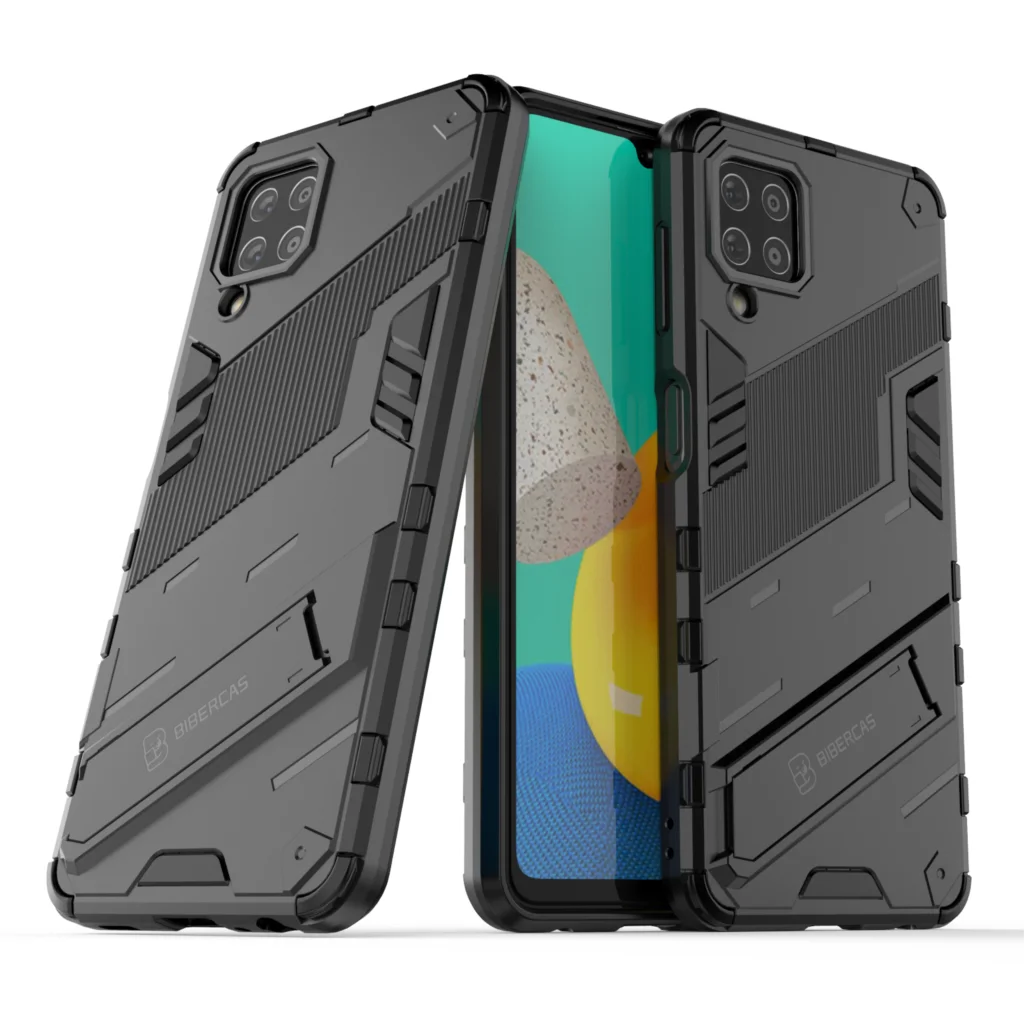For Samsung Galaxy M32 Cover Case For Samsung Galaxy M32 A12 A32 Coque Armor Kickstand Shockproof Bumper For Samsung Galaxy M32