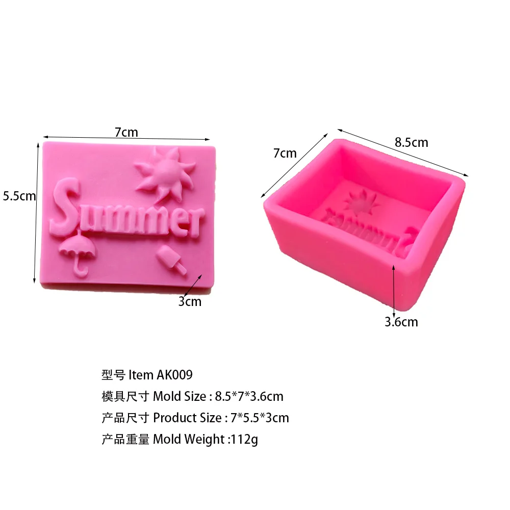 Новинка летний зонт от солнца 3D силиконовая помадка для торта фотоформа мыла
