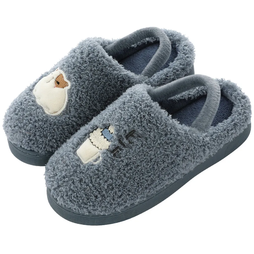 Домашние тапочки для детей ясельного возраста теплые домашние с мультяшным