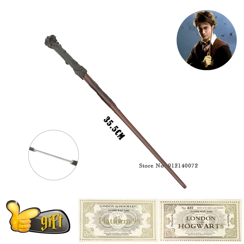 Волшебная палочка с металлическим сердечником и приглашениями на