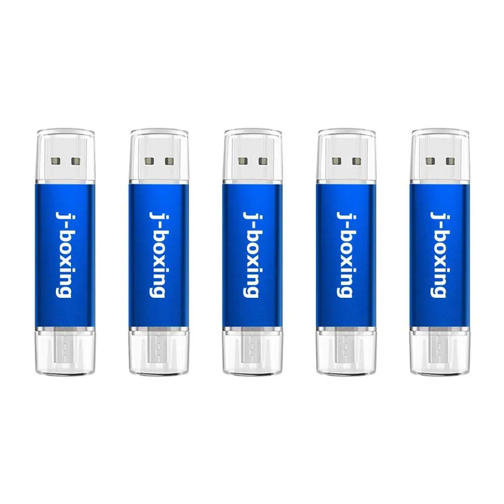 J-боксинг 5 шт OTG USB флэш-накопитель 8 ГБ 16 Микро двойной порт для ПК Samsung Huawei ноутбук