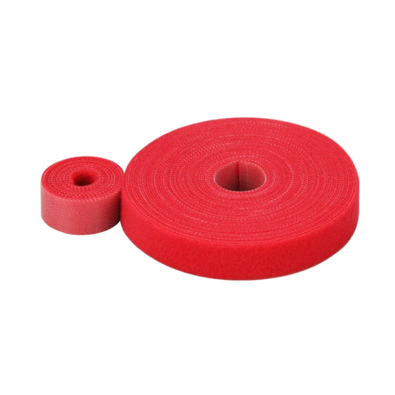 Самоклеящаяся многоразовая кабельная стяжка 5 м 10 мм нейлоновая застежка липучка