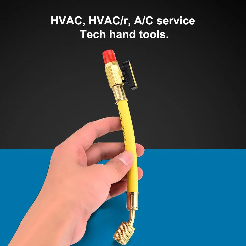 R410A R134a R22 адаптер шланга для подзарядки воздуха 1/4 &quotMale 5/16&quot или &quotFemale HVAC A/C Service