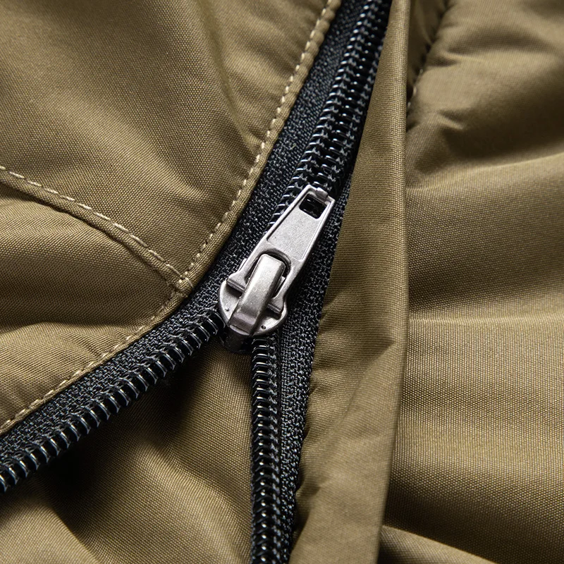 Winter Men jackeParka Coat  New Hooded Casual Thick Warm Mens Overcoat Windproof Fur Collar Fleece Hat Detachable Male Outerwear