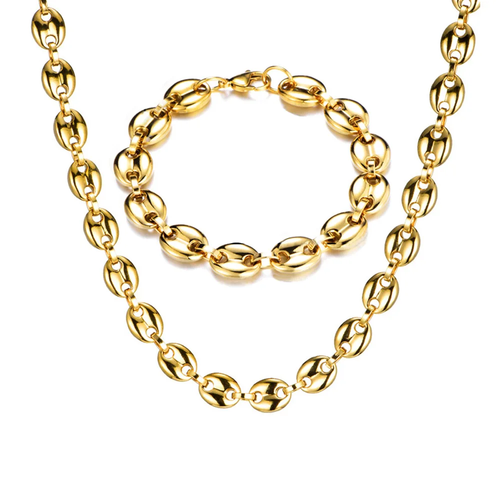 Набор украшений из колье и браслета нержавеющей стали 316L|Ювелирные наборы| |