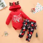 2 шт.комплект, Детский комбинезон с капюшоном и брюки