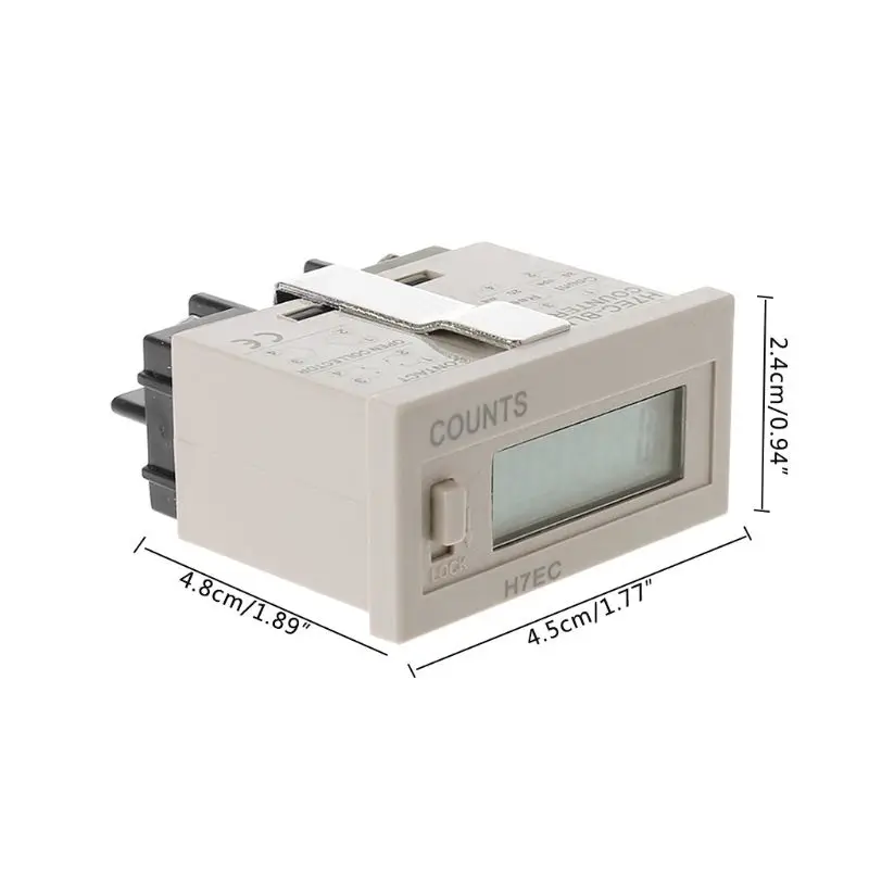 

H7EC-6 Vending Digital Electronic Counter Count Hour Meter Omron Without Voltage
