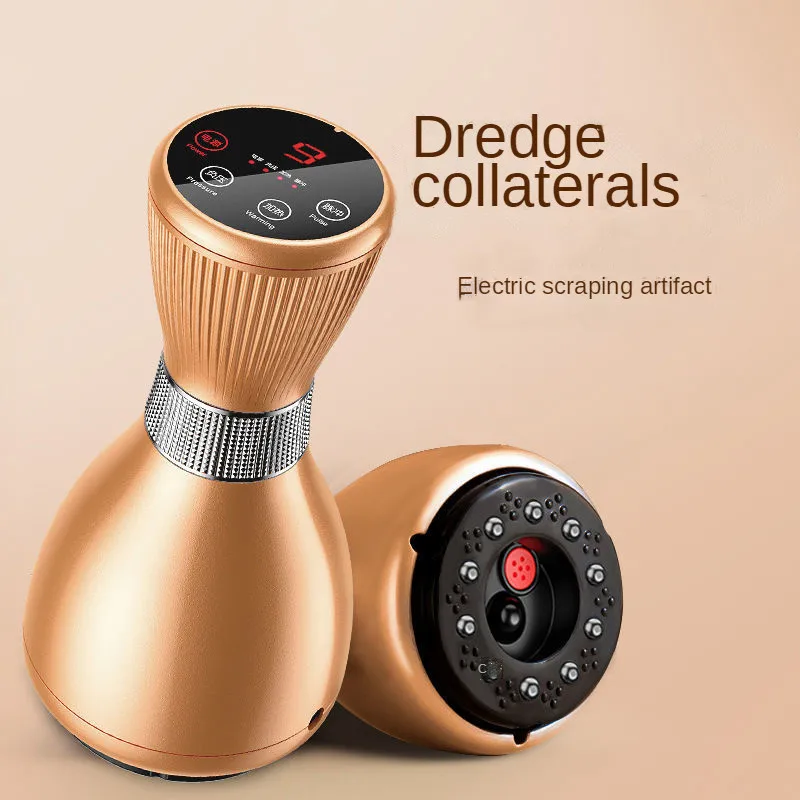

Electro Stimulation Scraping Instrument Beauty Health Muscle Stimulator Massage Tool Home Portable Relaxing Microcurrent Device