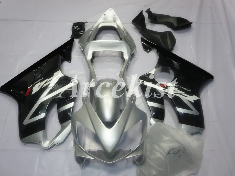 

Injection Mold New ABS Motorcycle whole Fairings Kit Fit for CBR600 F4i 2001 2002 2003 01 02 03 FS silver black