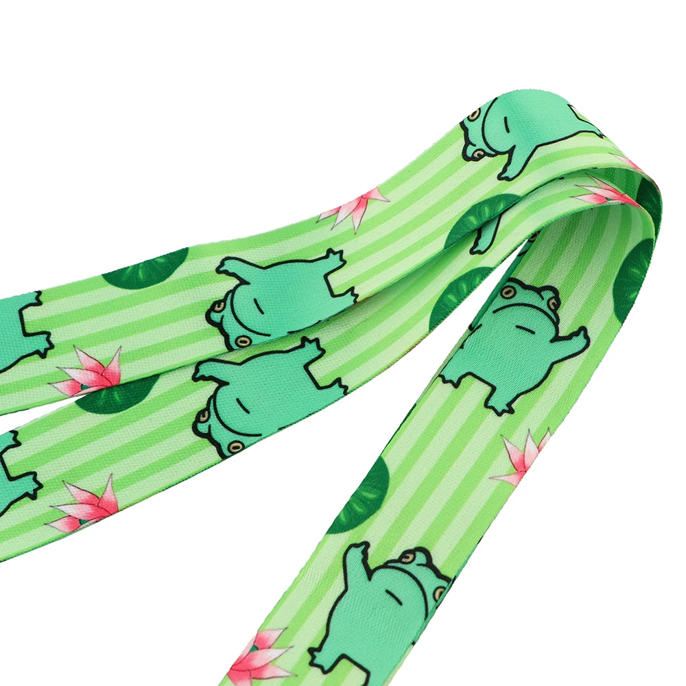 Ремешки для телефона и удостоверения личности PF551 в виде лягушки брелоки с