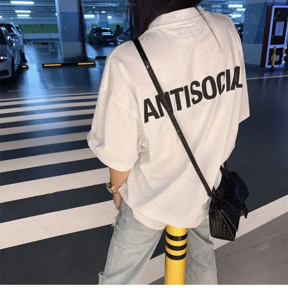 

2021 vetements prohibits taking photos of short-sleeved women's Wittemeng vtm loose t-shirts for men