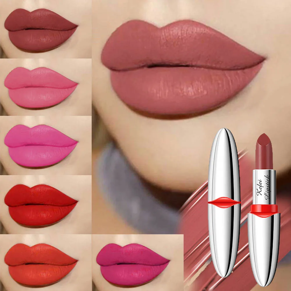 Матовая помада Siam Bird макияж для женщин Корейская стойкая красная Рубиновая Роза
