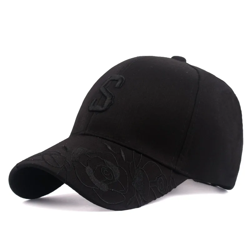 [YARBUU] новые брендовые бейсбольные кепки женские цветочные головной убор с вышивкой регулируемые повседневные бейсболки кепки с буквами