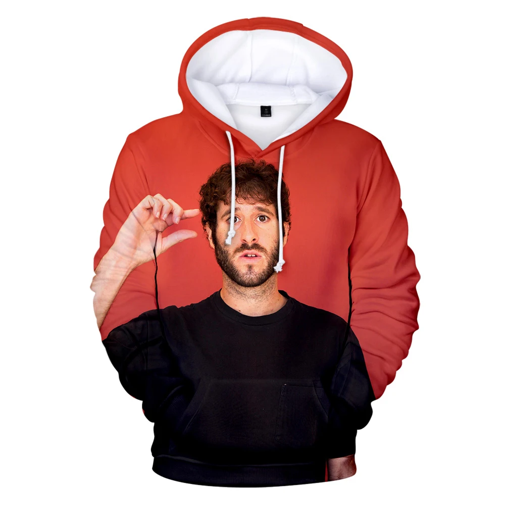 Худи US Rapper Lil Dicky 3D для мужчин и женщин новинка 2019 Осенний Модный пуловер Свитшот в