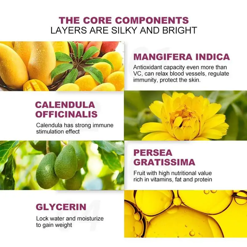 Mango отшелушивающий для лица отбеливающий гель ремонт увлажнителя маска с