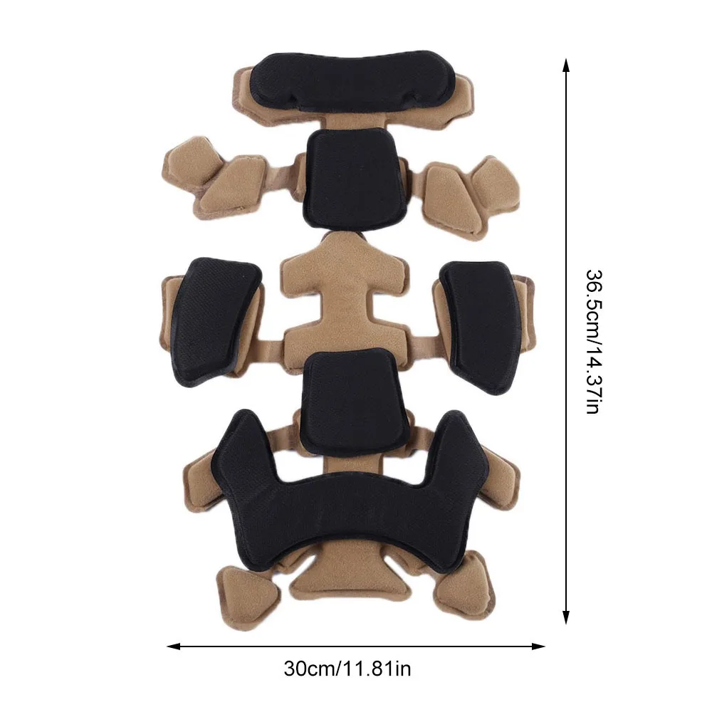 Тактические накладки для шлема FMA Мягкие из пены с эффектом памяти страйкбола