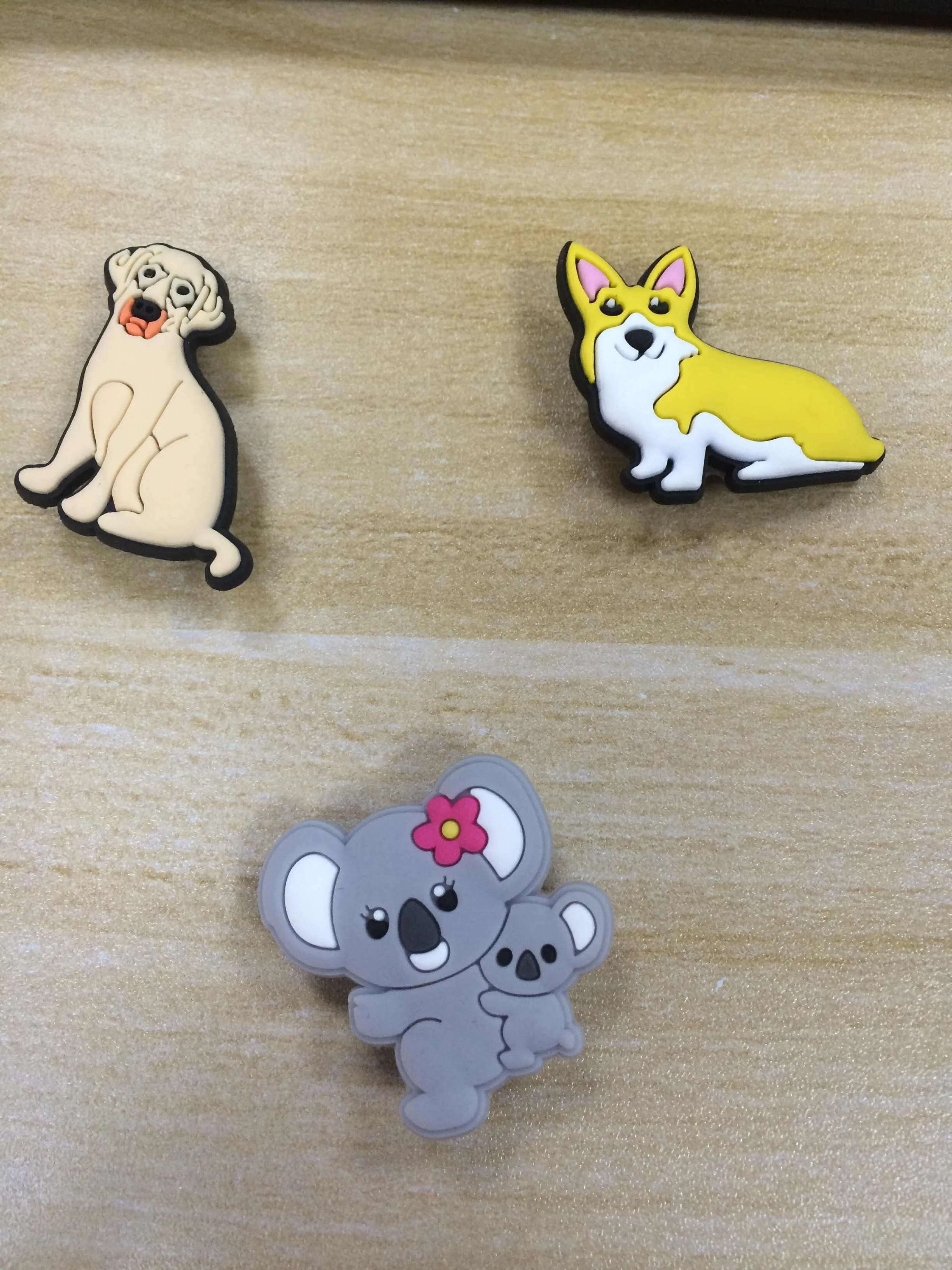 1PCS Cute Animals PVC Fridge Magnets Lovely Dog Corgi Home Decor Accessories Koala Starfish Education Refrigerator Gift | Дом и сад