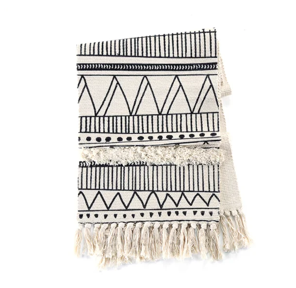 

Nordic Fashion Table Runner Creative Tassel Living Room Bedroom Desktop Decoration Table Runner Simple Home Table Flag Q383