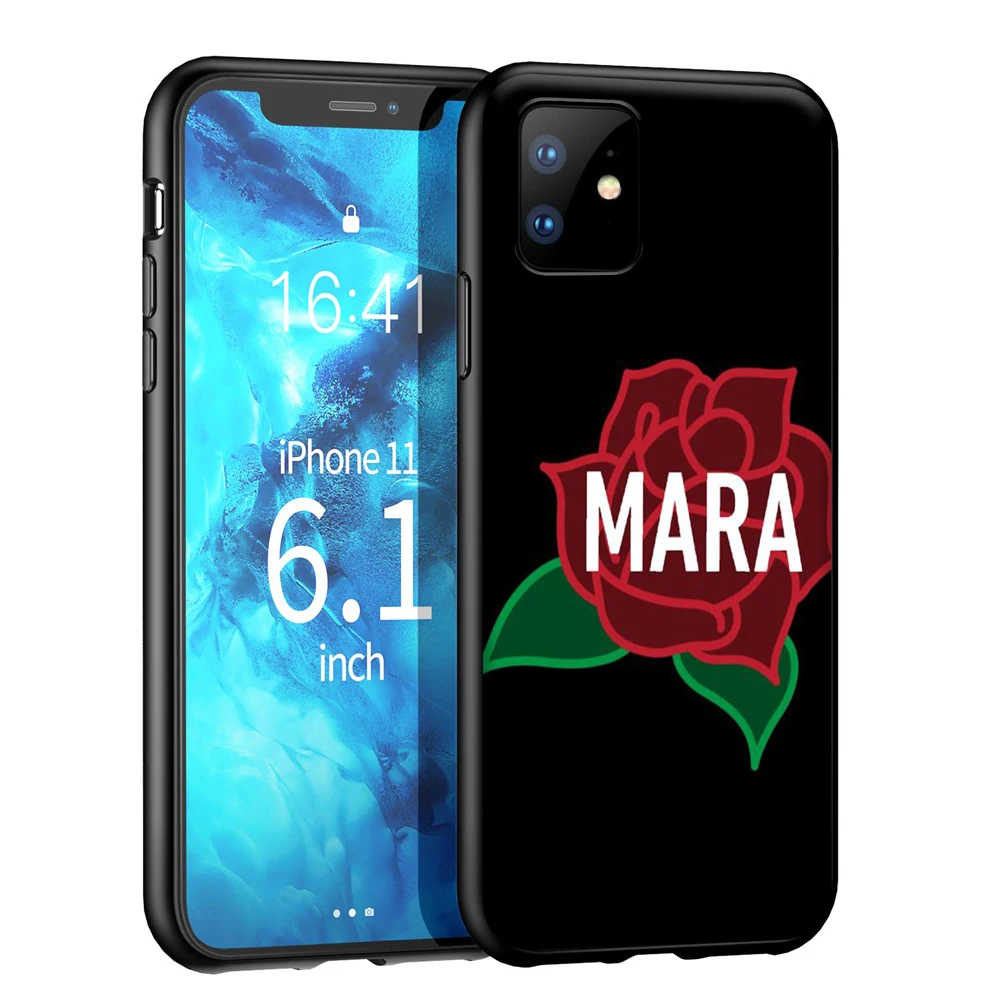 Силиконовый мягкий чехол YIMAOC prettylot для iPhone 12 Mini 11 Pro XS Max XR X 8 7 6 6S Plus 5 5S SE|Бамперы| |