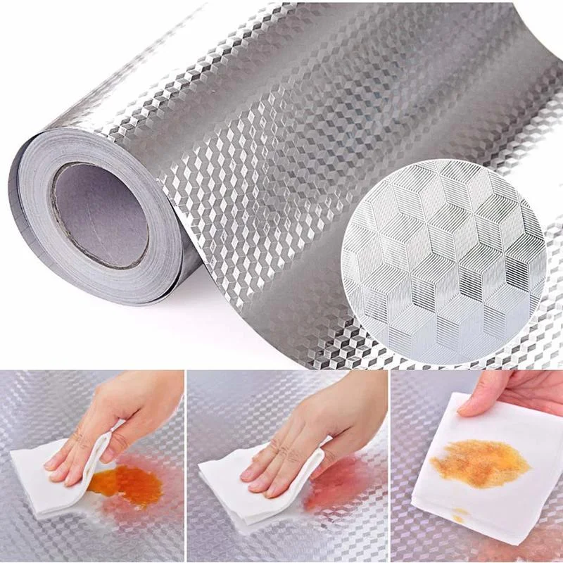 

Kitchen Greaseproof Wall Sticker Waterproof and High Temperature Resistant Home Decoration Clean Self Adhesive Wall Sticker