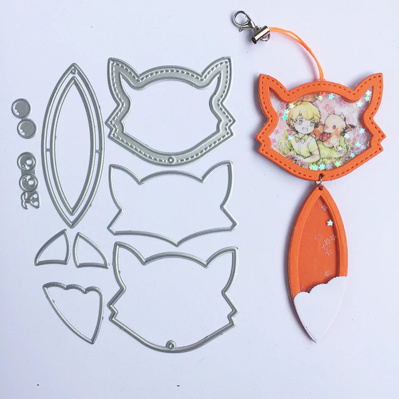 Формы для ножей из лисицы металлические режущие формы набор серебристых ремесел