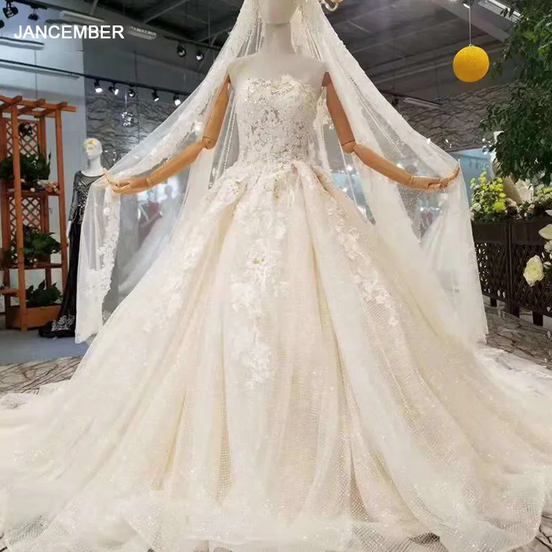 LSS214 сексуальное свадебное платье без бретелек 2020 с кисточкой Свадебные вуали