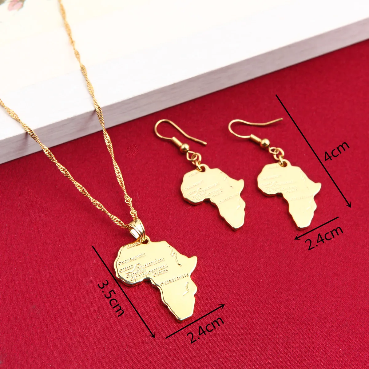 Африканские ювелирные изделия с дизайном карта наборы ювелирных изделий